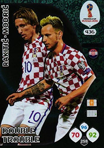 Panini Adrenalyn XL World cup 2018 Double Trouble card - 436 Rakitic - Modric