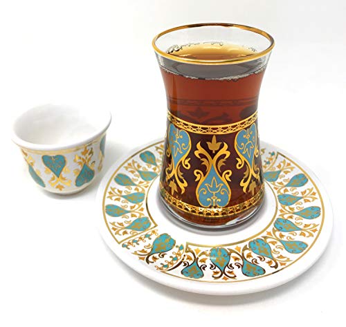 18-Piece-Handmade-Turkish-Tea-Glasses-and-Saucers-Set-with-Arabic-Mirra-Coffee-set-Art-Design-18