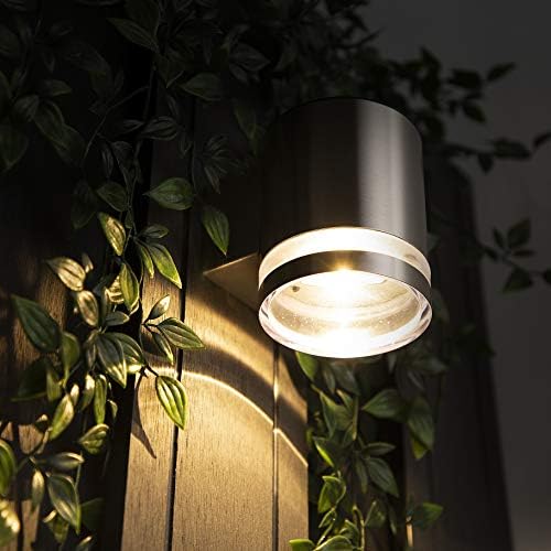 Außenbereich Solarwandleuchte – Solarbetrieben – Tag/Nachtsensor – LED-Leuchtmittel
