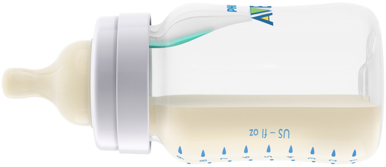 Philips Avent Anti-colic Baby Bottle with AirFree vent Beginner Gift Set Clear, SCD394/02 : Baby