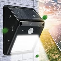 Qiao Niuniu 12 LED Solar Powered PIR Motion Sensor Light Outdoor Garden Fence Patio Security Wall Light Lamp Night Light