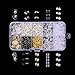 Supla 10 Styles Earring Back Clips Bullet Shape Earring Backs Butterfly Metal Rubber Plastic Secure Earring Backs for Safety, 1040 Pieces