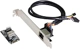 Durratou M.2 PCIe Gigabit Network Card 1000M Desktop Wired Network Adapter view 3