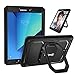 Fintie Shockproof Case for Samsung Galaxy Tab S3 9.7, [Tuatara Magic Ring] 360 Rotating Multi-Functional Grip Stand Cover Built-in Screen Protector for Galaxy Tab S3 9.7 (SM-T820/T825/T827), Black