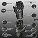 Jackets 4 Bikes Men's Premium Cowhide Leather Motorcycle Gloves Cruising Riding Street Racing ATV Dirt Bike Motocross Palm Sliders Knuckle Armor Protected Powersports Biker Gear Glove Black XL