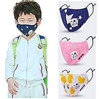 Child Dust Allergy & Flu Mask -Comfortable,Washable Protection from Dust,Pollen,Allergens,Cold & Flu Asthma Mask with Activated Carbon Filter