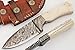 SharpWorld Beautiful Damascus Knife Made Of Remarkable Damascus Steel Multi Handles -Best Hunting Knife With Sheath TJ103 (Camel Bone)