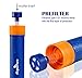 Premium Camping Water Filter With Triple Layer Filtration To 0.01 Micron-Acquapura Portable Emergency Filter-Comes in Reusable No-Frustration Packaging-Weighs Just 2.12 Ounce-Filter Upto 396 Gallons