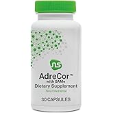 Neuroscience AdreCor with Same - Mood and Adrenal Support Supplements with L-Tyrosine, Rhodiola, and B-Vitamins - Cortisol Detox for Energy Balance and Stress Relief (30 ct)