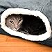 Premium Cat Tunnel - Interactive Cat Tube Toy with Crinkle Sound - Best Cat Tunnels for Indoor Cats - Fun Kitty Tunnel for Hiding - Collapsible