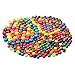 Outus 1000 Pieces Round Wood Beads Assorted Color Wooden Beads for DIY Jewelry Making, 8 mm, 10 mm and 12 mm