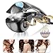 ACEVIVI Steam Curling Iron Hair Curler Negative Ions With US Plug LCD Black, Pro-C