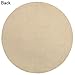 Grelucgo Set of 7 Wedge Place mats and Centerpieces Set for Round Tables, Khaki