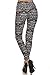 Print Leggings Black Rebel (N324-OS)