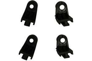 KUUHLERSAT Universal Automotive Replacement Electric Radiator Cooling Fan Mounting Kit 4 Pack Legs L Bracket Tabs Feed Plastic Clips