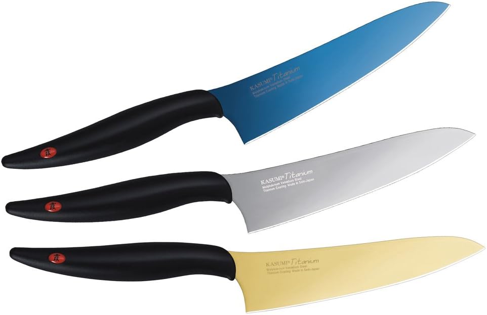 Amazon Co Jp スミカマ Sumikama 霞 Kasumi チタニウム 小包丁 13cm ブルー 213 B ホーム キッチン
