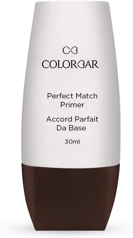 Colorbar New Perfect Match Primer, 30ml, Oil-free, No Paraben, No Fragrances, No Allergens, White New, As Shown in Image