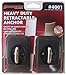 Erickson 4001 Black 1000 lbs Load Capacity Heavy Duty Retractable Bull Ring Stake Pocket Anchor, Pack of 2