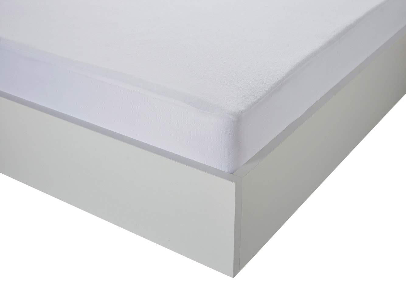 TODAY Waterproof Mattress Protector 90/190 Anti Dust Mite, Cotton, White