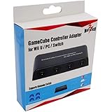 Mayflash GameCube Controller Adapter for Wii U, PC USB and Switch, 4 Port [New Improved Version