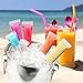 Urbanviva 100 Pack Popsicle Molds Pouch Bags, Disposable DIY Ice Pop Mold Bags for Yogurt, Ice Cream, Otter Pops Or Freeze Pops. BPA Free and FDA Approved, with Funnel