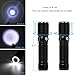 Zglon Super Bright LED Tactical Flashlight 1000 Lumens with 7 Modes High Powered Handheld LED Tac Light with Zoomable Adjustable Focus, USB Charger 18650 Rechargeable Battery