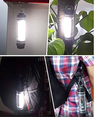 Rechargeable LED Tent Camping Light Outdoor Travel Power Bank Lantern Lamp