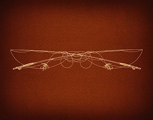 Amazon Com Vintage Fly Fishing Rods Wall Art Print For Home