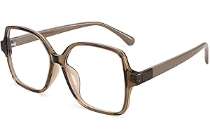 Dollger Square Blue Light Blocking Glasses for Women Men Oversized Fashion Anti-Fatigue Nerd Eyeglasses Frame Computer Strain