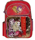 Mattel EVER AFTER HIGH Large Backpack BAG Tote Apple White Raven Queen