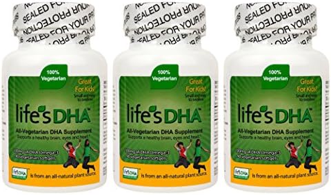 Martek Life's DHA 100mg All-Vegetarian DHA Supplement - 90 Softgels (Pack of 3)