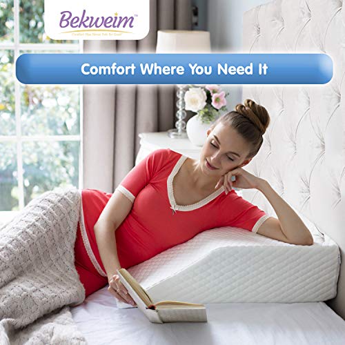 Wedge Pillow for Sleeping Foam Leg Elevation Pillow for Lymphedema