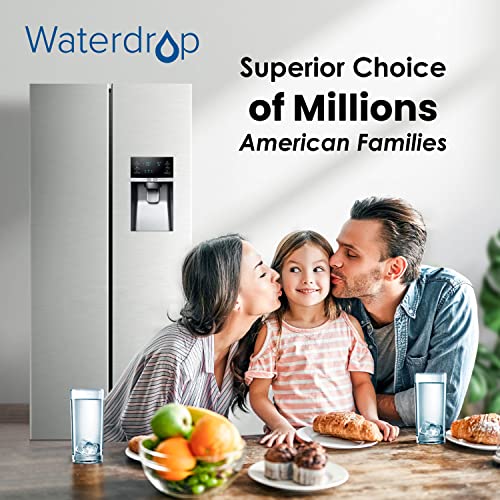 Waterdrop Plus UKF8001 NSF 401, 53&42 Certified Refrigerator Water Filter, Compatible with
