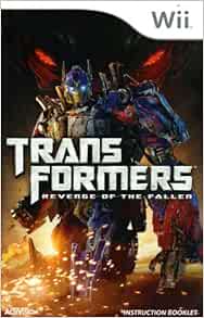 Transformers - Revenge of the Fallen Wii Instruction Booklet (Nintendo
