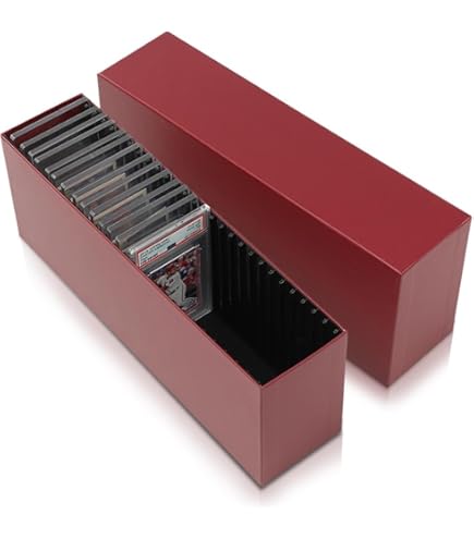 Amazon.com: PIT66 Slotted Graded Card Boxes Compatible With