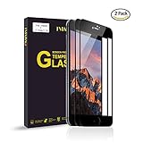 iPhone 7 Screen Protector, IMABAO Full Coverage Tempered Glass [9H Hardness] [HD Clear] [Bubble Free][3D Touch Compatible] - Black