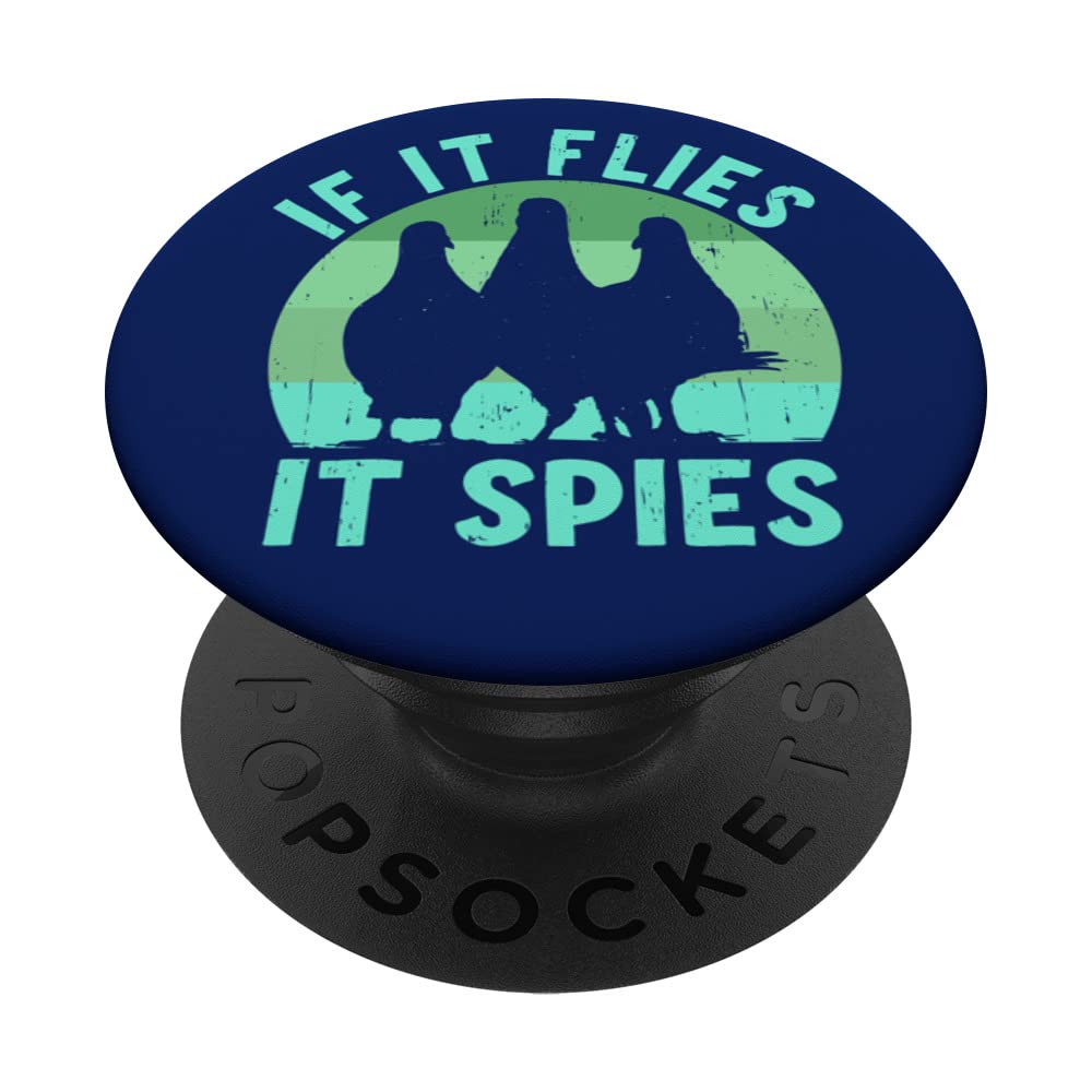 If It Flies It Spies PopSockets Swappable PopGrip