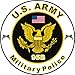 United States Army MOS 95B Military Police Decal Sticker 3.8