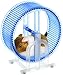 Velocity Toys Happy Hamster Spinning Exercise Wheel Children's Kid's Electronic Toy Pet Playset w/ Hamster, Wheel, Stand (Colors May Vary)
