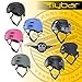 Flybar Bike Helmet- Multi Sport Dual Certified Adjustable Dial, Skateboard Helmet, Roller Skating, Pogo, Electric Scooter, Snowboard, Boys and Girls Kids- Adults Helmets (Pink,S-M)