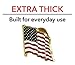 Forge American Flag Lapel Pin Proudly Made in USA (10 Pack)