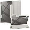 Spigen for Galaxy Tab S10 Ultra Case (2024), Galaxy Tab S9/S8 Ultra Case (2023/2022), Ultra Hybrid Pro Protective Tri-Fold Cover with Transparent Back and S Pen Holder, 14.6 inch, Gray