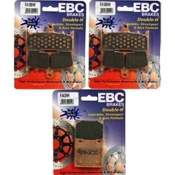 EBC HH Front + Rear Brake Pads (3 Sets) 1999-2007 Suzuki GSXR1300 Hayabusa / FA188HH + FA63HH