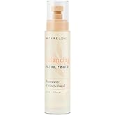 Nature Love Balancing Facial Toner - with Rosewater & Witch Hazel | Removes Excess Oil & Impurities | Made in USA, Cruelty & Paraben Free (6 Fl Oz)
