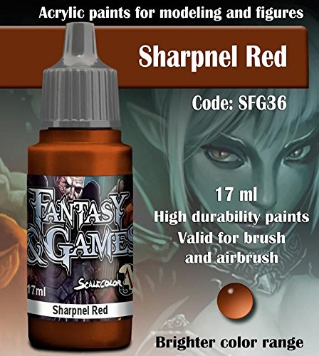 Scale 75 Fantasy and Games Sharpnel Red 17ml