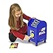 Melissa & Doug Stamp and Sort Wooden Mailbox Activity and Toy, Developmental Toy, High Quality Construction, 14 Pieces, 7.5” H x 7.5” W x 13.4” L