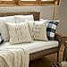 Meekio Farmhouse Pillow Covers with It's So Good to Be Home Quotes 18