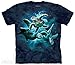 Sea Turtle Collage The Mountain Adult T-Shirt XL