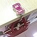 ROFLYER 4Pcs Various Designed Purse Hanger Table Hook with Pouch