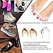 Toe Separators, 6 Pieces Toe Spacers Toe Straightener Bunion Corrector for Bunion Pain Relief, Hallux Valgus, Crooked Toes, Overlapping Toe Hammer Toes Bunions, Gel Bunion Toe Separators Kits (White)
